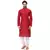 Men's Handloom Red Kurta Pyjama