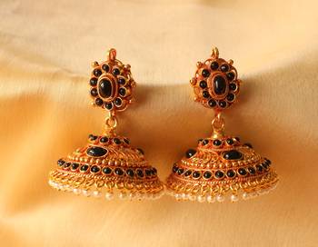 Beautiful Antique BlackJhumkas 1