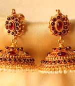 Beautiful Antique Maroon Jhumkkas 