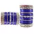 Extra Large Size  Acrylic Bangles Color Blue & Maroon