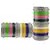 Extra Large Size  Brass & Acrylic Bangles Color Multicolor