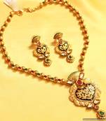 Ruby & Emerald Antique Necklace Set