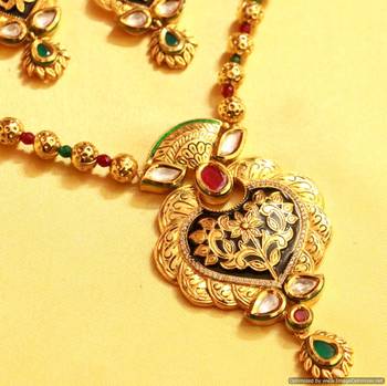 Ruby & Emerald Antique Necklace Set 2