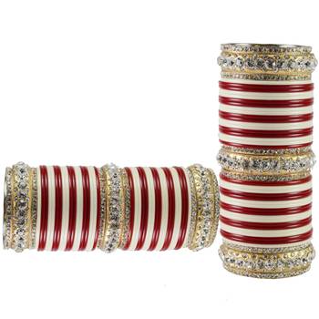 Extra Large Size  Brass & Acrylic Bangles Color Multicolor 2