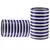 Extra Large Size  Acrylic Bangles Color Dark Blue & White