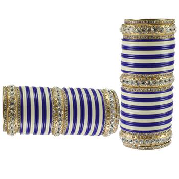 Extra Large Size  Brass & Acrylic Bangles Color Multicolor 2