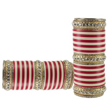 Extra Large Size  Brass & Acrylic Bangles Color Multicolor 2