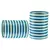 Extra Large Size  Acrylic Bangles Color Light Blue & White