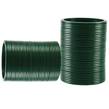 Extra Large Size  Acrylic Bangles Color Dark Green 2