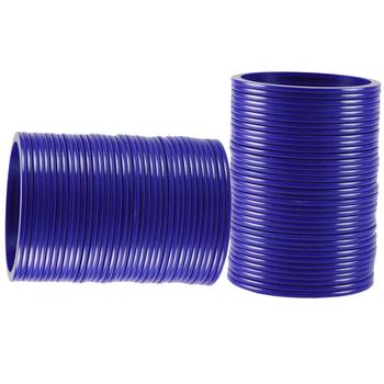 Extra Large Size  Acrylic Bangles Color Dark Blue 2