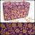 Purple clutches embroidered