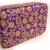 Purple clutches embroidered