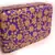Purple clutches embroidered