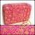Pink clutches embroidered