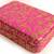 Pink clutches embroidered