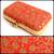 Red clutches embroidered