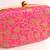 Pink clutches embroidered
