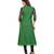 Green and Black net Plain kurti