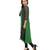 Green and Black net Plain kurti