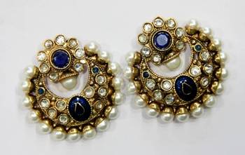 Antique Golden Small Chand Bali 1