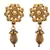 Golden gold plated  danglers drops