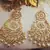 White Pearl kundan danglers drops