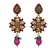 Pink gold plated  earrings