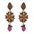 Pink gold plated  earrings