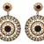 Green gold plated  earrings