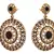 Green gold plated  earrings