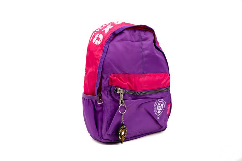 Purple plain backpacks
