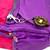 Purple plain backpacks