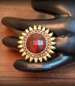 Hot sale!!!!! colored stone cocktail ring, adjustable ring037