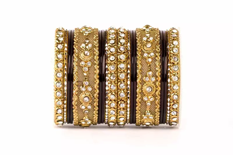 Black Zircon   Enamel Bangles And Bracelets