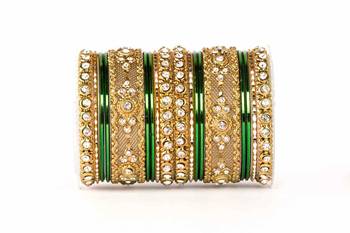 Green Zircon   Enamel Bangles And Bracelets 1
