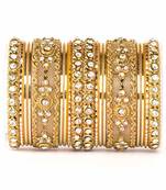 Golden Zircon   Enamel Bangles And Bracelets