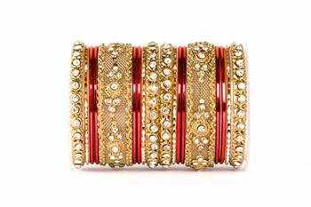 Red Zircon   Enamel Bangles And Bracelets 1