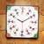 Colourful Handmade Hand Painted Warli Wall Clock in Madhubani style