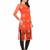Ira Soleil two piece printed kurti and slip set