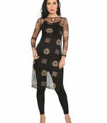 Ira Soleil two piece printed kurti and slip set