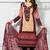 Multicolour printed cotton unstitched salwar with dupatta