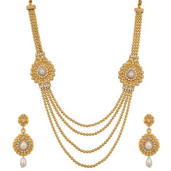 Polki Design Bridal Necklace Set 1