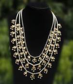 Kundan And Pearl Teenlada Rani Haar Necklace