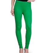 Plain green leggings