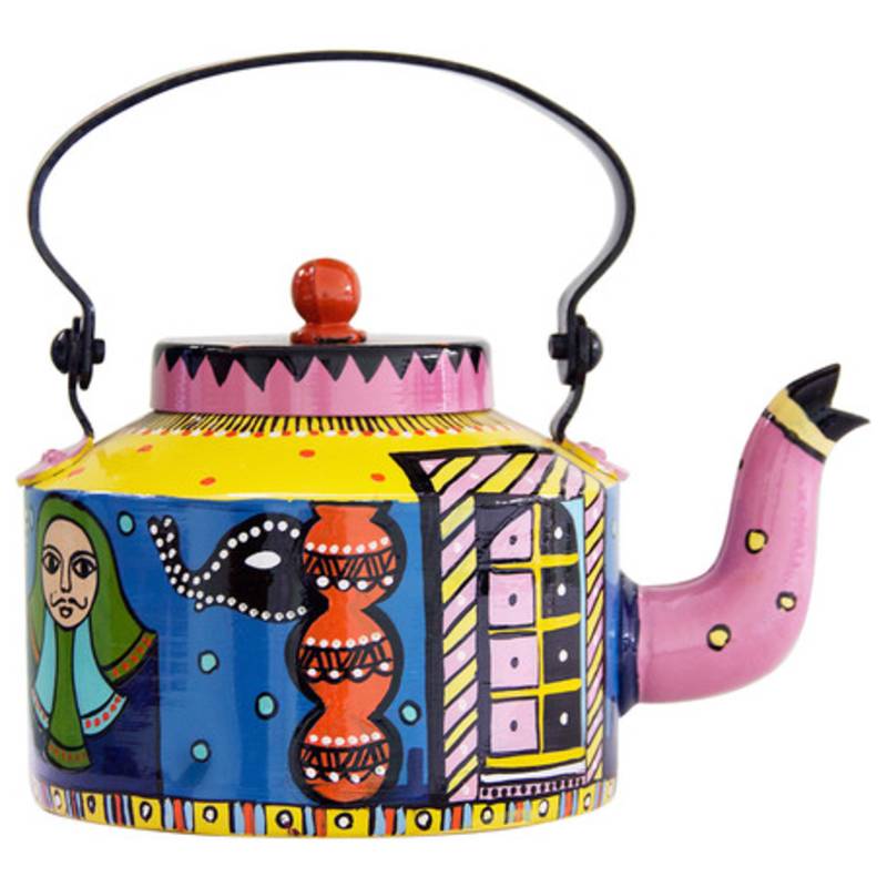 Fortune lord hand painted kettle Pulpypapaya 953080