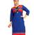 Blue cotton printed kurti