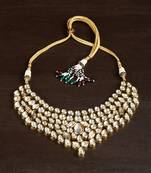 22 Crt Gold Plated Choker With High Quality Kundan
