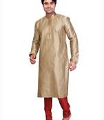 Grey Polysilk Maroon Poly Silk Resham Kurta Pyjama