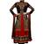 Black santoon embroidered semistitched salwar with dupatta