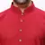 Men's Handloom Red Kurta Pyjama
